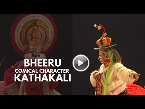 Bheeru - the comical Kathakali character, Performing Art forms, Arts ...