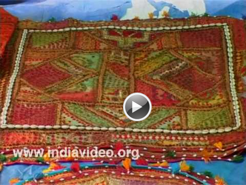 Embroidery from Gujarat, Surajkund Crafts Fair, India Video